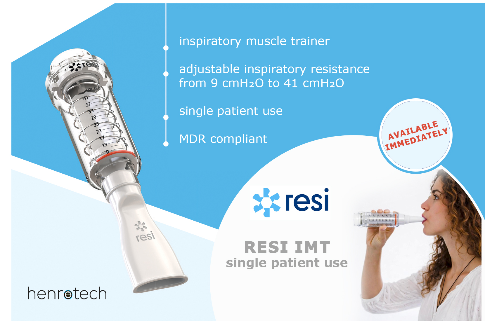Resi IMT Inspiratory muscle trainer - single patient use