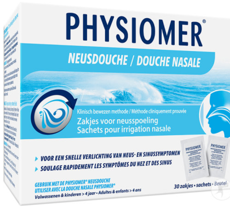 Physiomer Douche Nasale Sachets pour Irrigation Nasale 30 sachets