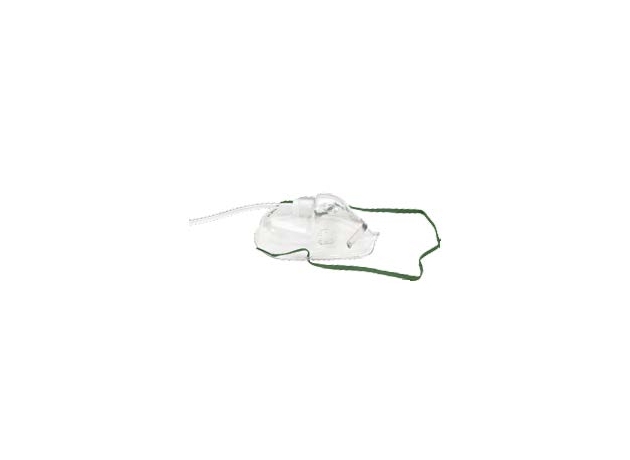 Oxygen mask, adult, See-Thru, Medium Concent. with tubing 