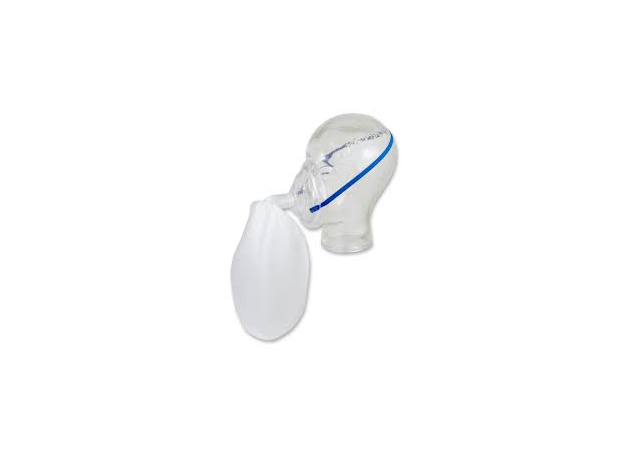 AERObag Hyperventilation mask PVC - Nose clip,head gear     
