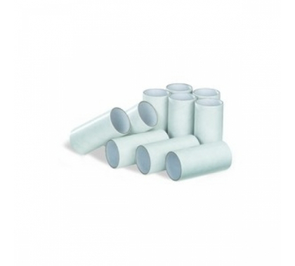 Kartonnen mondstukken voor longfunctie metingen, passend bij de Micro Spirometer. Verkrijgbaar in verschillende verpakkingen, standaard verpakkingen van 100 of 500 stuks.