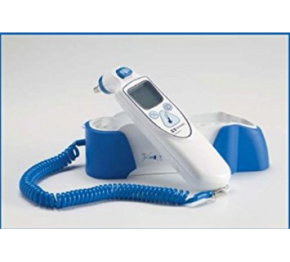 The Genius™ 2 thermometer uses its proprietary Peak Select System technology to determine the body's accurate temperature directly from the tympanic membrane. Through this patented system, the Genius 2 thermometer records, analyzes, and selects the highes