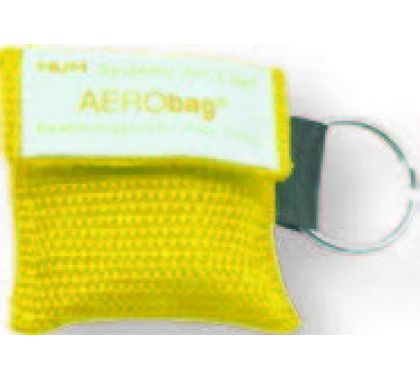 Yellow mask wegwerp reanimatie masker met zakje