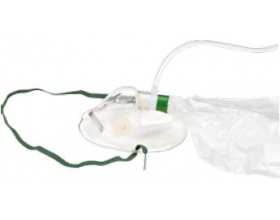 • high concentration • half open, low-resistance check valve prevents rebreathing and allows exhaled gas to escape • flow rate: 5-10 LPM • clear, soft vinyl • latex-free • clean • single use • individually packed